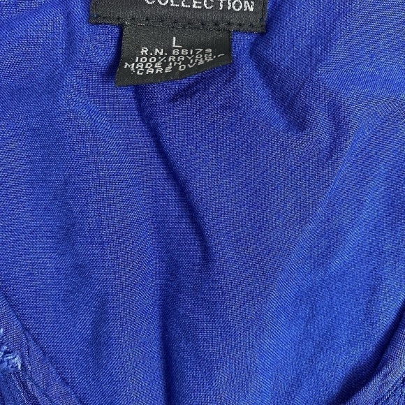 ⭐️VINTAGE AGAPO Open Weave Royal Blue Vest - Picture 8 of 8